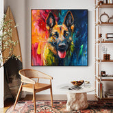 Toile - Color Dog
